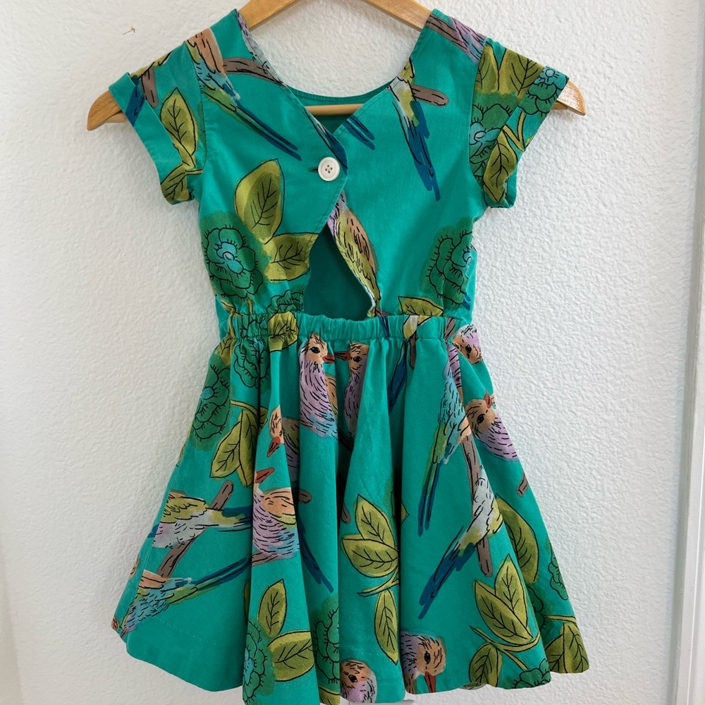 Tea Collection Button Back Skirted Dress - Picture 2 of 5